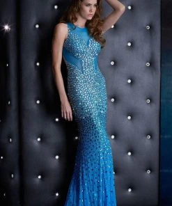 Jasz Couture - 5058 Dress In Royal