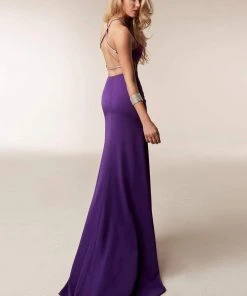 Jasz Couture - 6210 Crisscross Strapped Backless Jersey Gown 5 Jasz Couture - 6210 Crisscross Strapped Backless Jersey Gown