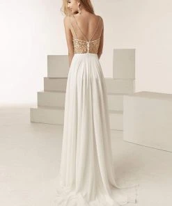 Jasz Couture - 6221 Paisley Embellished Bodice Chiffon A-Line Gown 5 Jasz Couture - 6221 Paisley Embellished Bodice Chiffon A-Line Gown