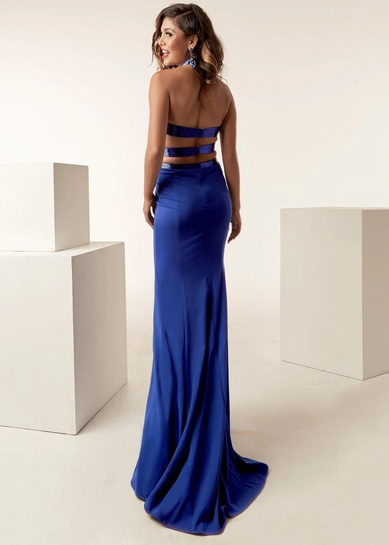Jasz Couture - 6270 Two Piece Beaded Halter Sheath Dress 4 Jasz Couture - 6270 Two Piece Beaded Halter Sheath Dress