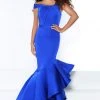 Jasz Couture - 6408 Off Shoulder Tiered Ruffle Mermaid Gown 2 Jasz Couture - 6408 Off Shoulder Tiered Ruffle Mermaid Gown