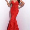 Jasz Couture - 7222 Appliqued Corset Bodice Mermaid Dress 1 Jasz Couture - 7222 Appliqued Corset Bodice Mermaid Dress