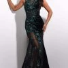Jasz Couture - 7261 Illusion Beaded Paneled Mermaid Dress 2 Jasz Couture - 7261 Illusion Beaded Paneled Mermaid Dress