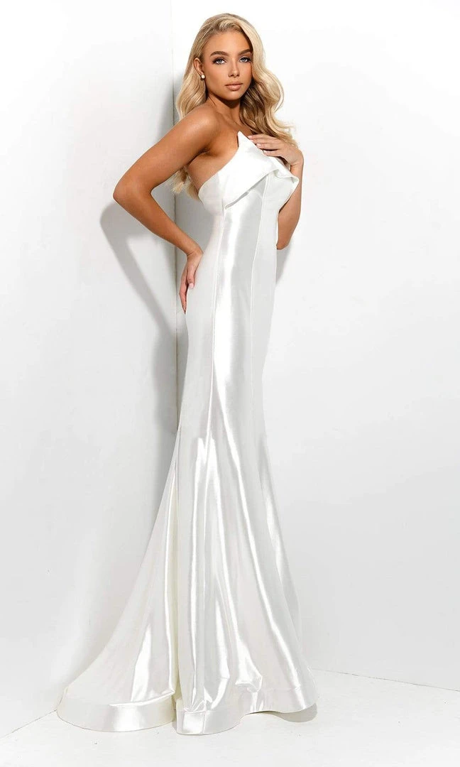 Jasz Couture - 7315 Strapless Satin Sheath Dress 5 Jasz Couture - 7315 Strapless Satin Sheath Dress