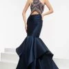 Jasz Couture - Beaded Halter Mermaid Evening Gown 5934 1 Jasz Couture - Beaded Halter Mermaid Evening Gown 5934