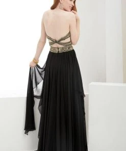 Jasz Couture - Beaded Strapless Evening Gown 5915