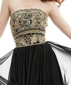 Jasz Couture - Beaded Strapless Evening Gown 5915