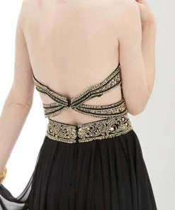 Jasz Couture - Beaded Strapless Evening Gown 5915