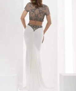 Jasz Couture - Floral Ornate Illusion Gown 5603 5 Jasz Couture - Floral Ornate Illusion Gown 5603