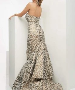 Jasz Couture - Leopard Sweetheart Mermaid Gown 5911