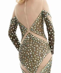 Jasz Couture - Rhinestone-accented Sheath Dress 5906 9 Jasz Couture - Rhinestone-accented Sheath Dress 5906