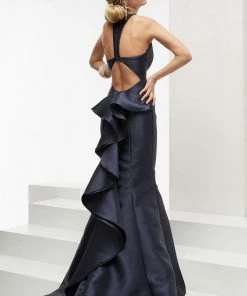 Jasz Couture - Satin Mermaid Evening Gown 6031