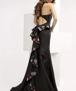 Jasz Couture - Sparkling Halter Evening Gown 5936 7 Jasz Couture - Sparkling Halter Evening Gown 5936