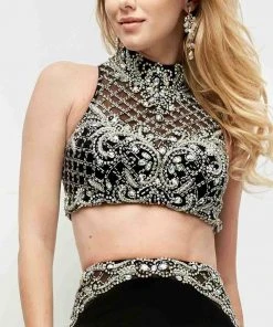 Jasz Couture - Two-Piece Embellished Dress 6092 8 Jasz Couture - Two-Piece Embellished Dress 6092