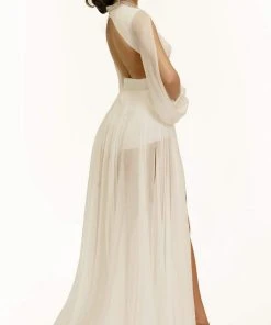 Johnathan Kayne - 2307 High Neck Romper/A-Line Dress