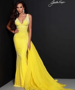 Johnathan Kayne - 2308 Fitted Trumpet Evening Dress