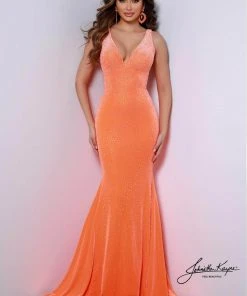 Johnathan Kayne - 2308 Fitted Trumpet Evening Dress