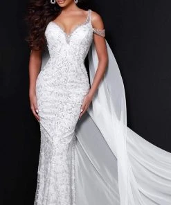 Johnathan Kayne - 2413 Sweetheart Mermaid Sequin Gown