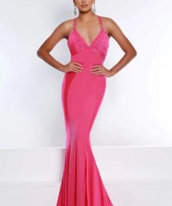 Johnathan Kayne - 2438 Sleeveless Razor Back Gown