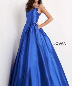 Jovani - 00199 Embellished Scoop Mikado Ballgown 16 Jovani - 00199 Embellished Scoop Mikado Ballgown