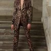 Jovani - 03840 Two-Piece Animal Print Pantsuit