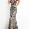 Jovani - 04809 Off Shoulder Sequin-Ornate Mermaid Gown 2 Jovani - 04809 Off Shoulder Sequin-Ornate Mermaid Gown