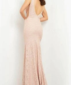 Jovani 04885 - Lace Mermaid Prom Dress 7 Jovani 04885 - Lace Mermaid Prom Dress