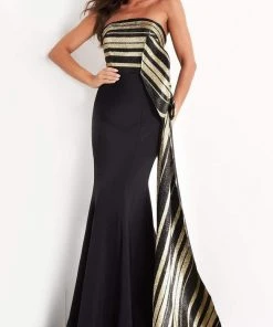 Jovani - 05084 Strapless Mermaid Evening Gown