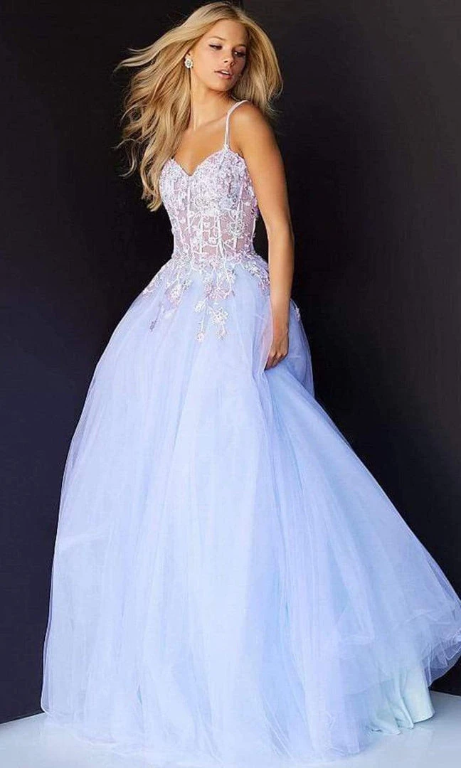 Jovani - 06207 Tulle Voluminous Crisscross Gown 5 Jovani - 06207 Tulle Voluminous Crisscross Gown