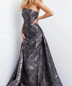 Jovani 06255 - Strapless Straight Across Neck Evening Gown 13 Jovani 06255 - Strapless Straight Across Neck Evening Gown
