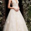 Jovani - 06286 Sheer Floral Applique Bodice Tulle Ballgown