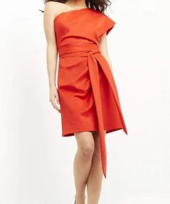 Jovani - 06316 One-Shoulder Scuba Sheath Short Dress 14 Jovani - 06316 One-Shoulder Scuba Sheath Short Dress