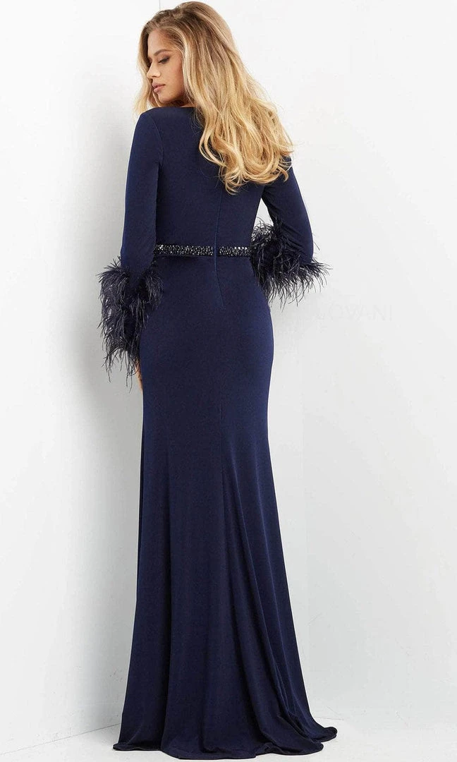 Jovani 06542 - Long Sleeve Ruched Evening Dress 4 Jovani 06542 - Long Sleeve Ruched Evening Dress