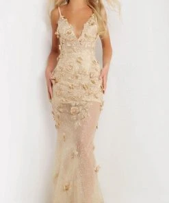 Jovani 06648 - V-Neck Embroidered Prom Dress 7 Jovani 06648 - V-Neck Embroidered Prom Dress