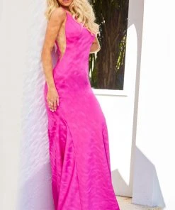 Jovani - 06763 Spaghetti Strap Mermaid Gown 13 Jovani - 06763 Spaghetti Strap Mermaid Gown