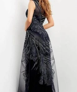 Jovani 06829 - Sleeveless V-neck Evening Gown 7 Jovani 06829 - Sleeveless V-neck Evening Gown