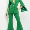 Jovani - 06922 Two Piece Collared Pantsuit