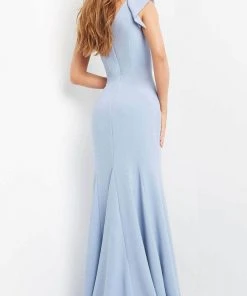 Jovani 06935 - Ruffle One Shoulder Evening Dress 6 Jovani 06935 - Ruffle One Shoulder Evening Dress