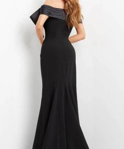 Jovani 07014 - Satin Bow Mermaid Evening Dress