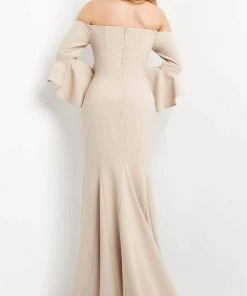 Jovani 07065 - Off Shoulder Mermaid Evening Dress