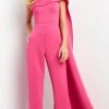 Jovani 07939 - Draped Cascade Jumpsuit 1 Jovani 07939 - Draped Cascade Jumpsuit