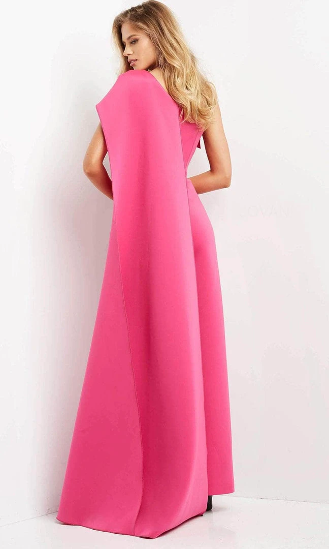 Jovani 07939 - Draped Cascade Jumpsuit 4 Jovani 07939 - Draped Cascade Jumpsuit