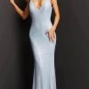 Jovani 08139 - Stylized Strap Backless Prom Dress