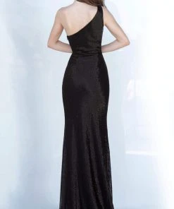 Jovani - 1248 Beaded One Shoulder Sheath Dress