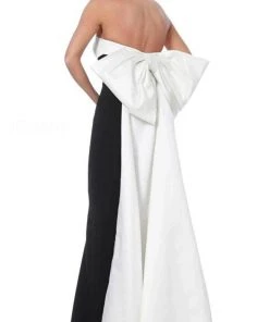 Jovani 1998 - Strapless Straight Across Neck Evening Dress