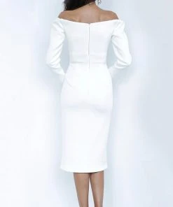 Jovani - 3570 Off-Shoulder Long Sleeves Dress 6 Jovani - 3570 Off-Shoulder Long Sleeves Dress