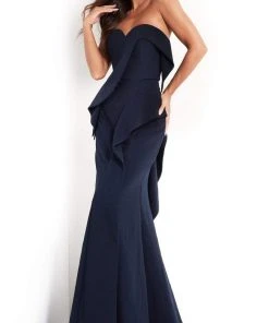 Jovani - 4466 Strapless Sweetheart Neckline Mermaid Evening Dress