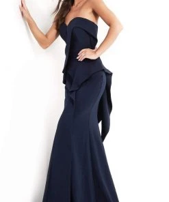 Jovani - 4466 Strapless Sweetheart Neckline Mermaid Evening Dress 7 Jovani - 4466 Strapless Sweetheart Neckline Mermaid Evening Dress