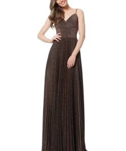 Jovani - 68091 Glittered Sweetheart Maxi Dress
