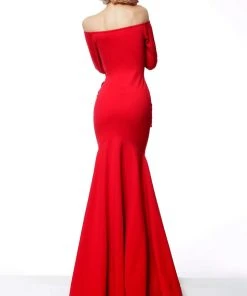 Jovani - 68416 Off-Shoulder Mermaid Dress